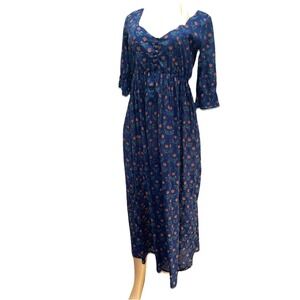NWT‎ YA LIVING ALICE FLORAL LONG DRESS SZ M/L